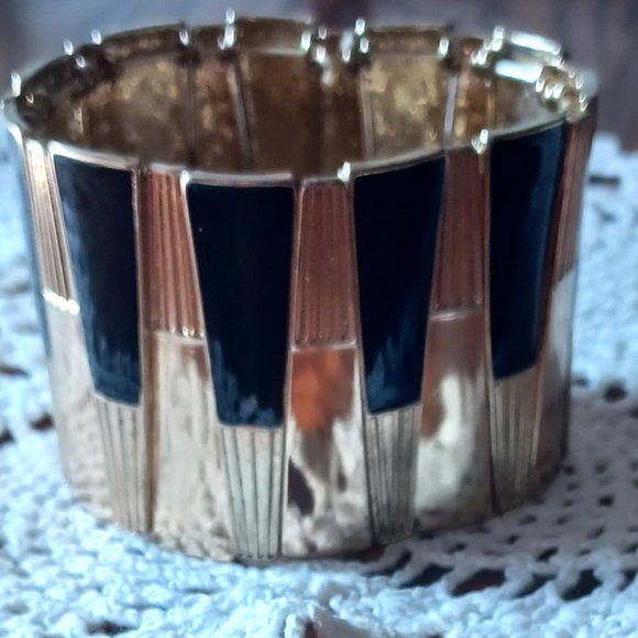 MCM Stretch Cuff Bracelet - Picture 1 of 5